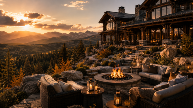 Luxury mountain resort getaway experience for silent auction fundraising